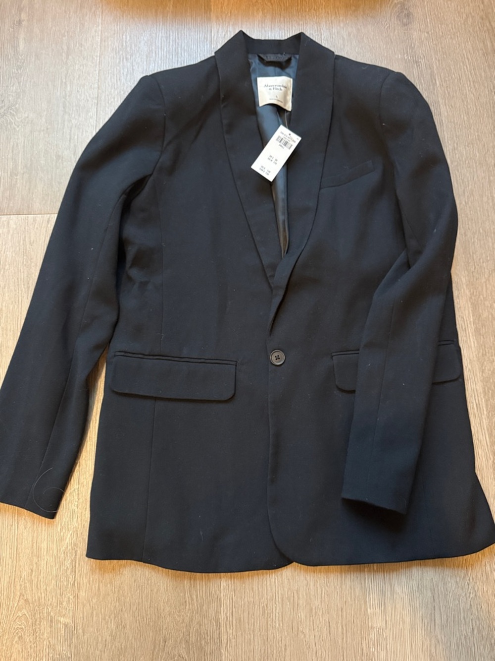 Abercrombie & Fitch Black Oversized Blazer